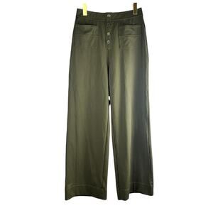 Halara Green High Waist Faux Button Pocket Pants – Petite Medium